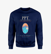 Thumbnail for Tahiti Faa'a Airport PPT Sweatshirt - Navy Blue