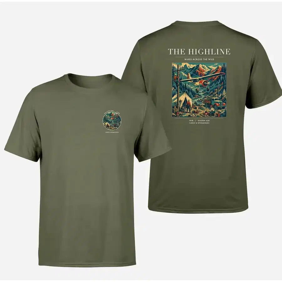 VINTAGE G4051 - The Highline - Double-Side T-Shirt design on greenarmy double side t shirt