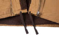 Thumbnail for Navy N-1 Retro Deck  Thickening Pilot Jacket With Plush Lamb Wool - view 17