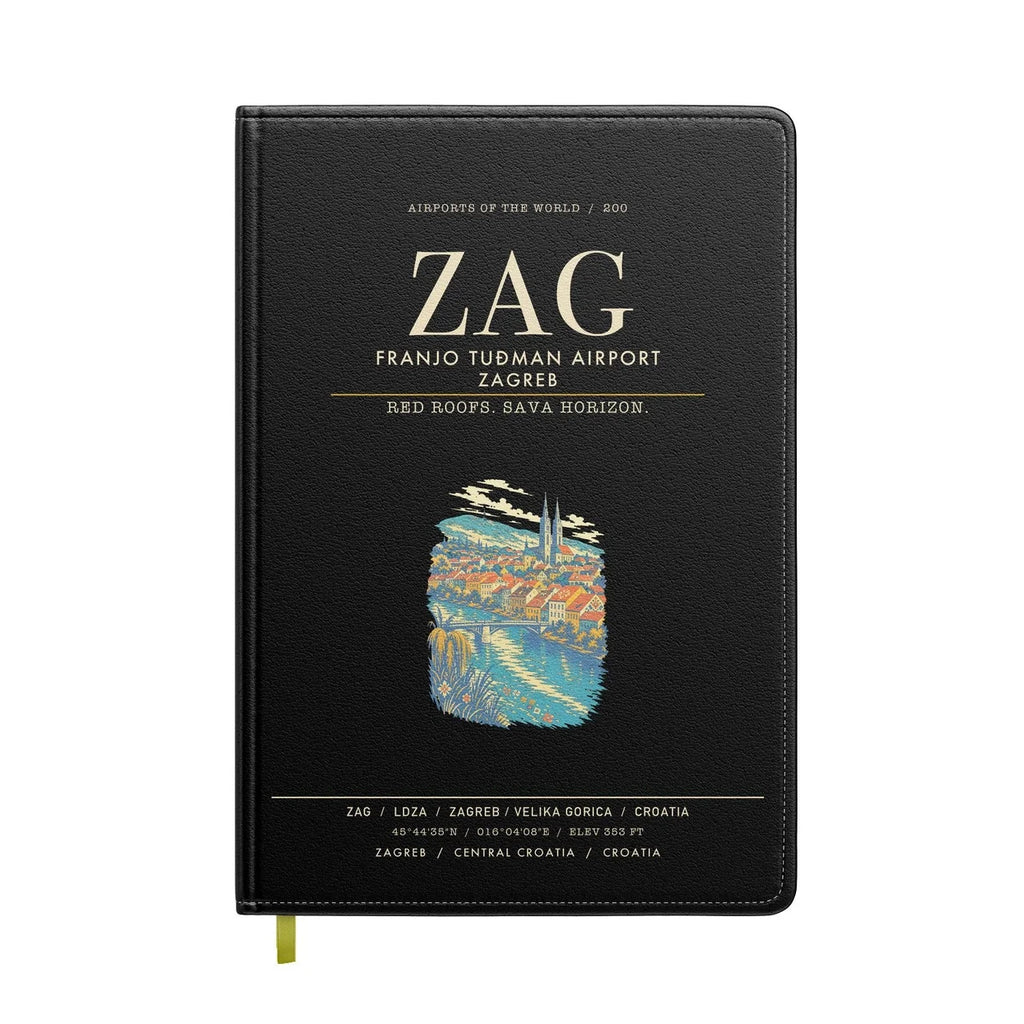 Franjo Tuman Airport Zagreb ZAG - Black