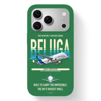 Thumbnail for Airbus BelugaXL Case design on green iphone case