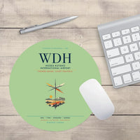 Thumbnail for Hosea Kutako International Airport (WDH) design on light green round mouse pad