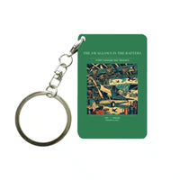 Thumbnail for VINTAGE G4269 - The Swallows In The Rafters - Designed Key Chain design on green