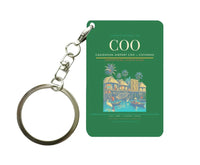 Thumbnail for Cadjehoun Airport COO — Cotonou Key Chain design on green key chain