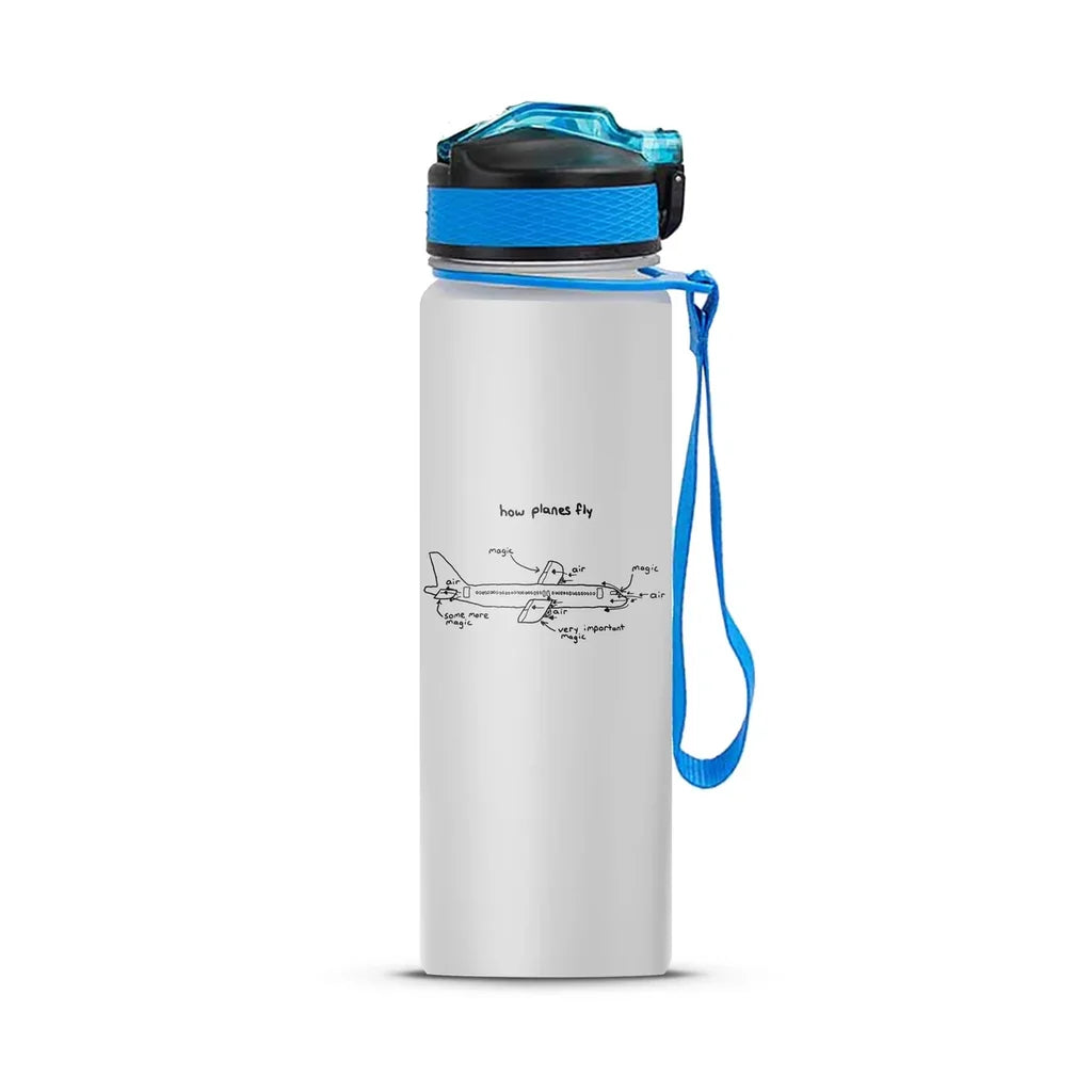 How Planes Fly Sports Bottle - view 8