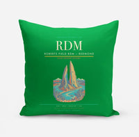 Thumbnail for Roberts Field (RDM) design on green pillow