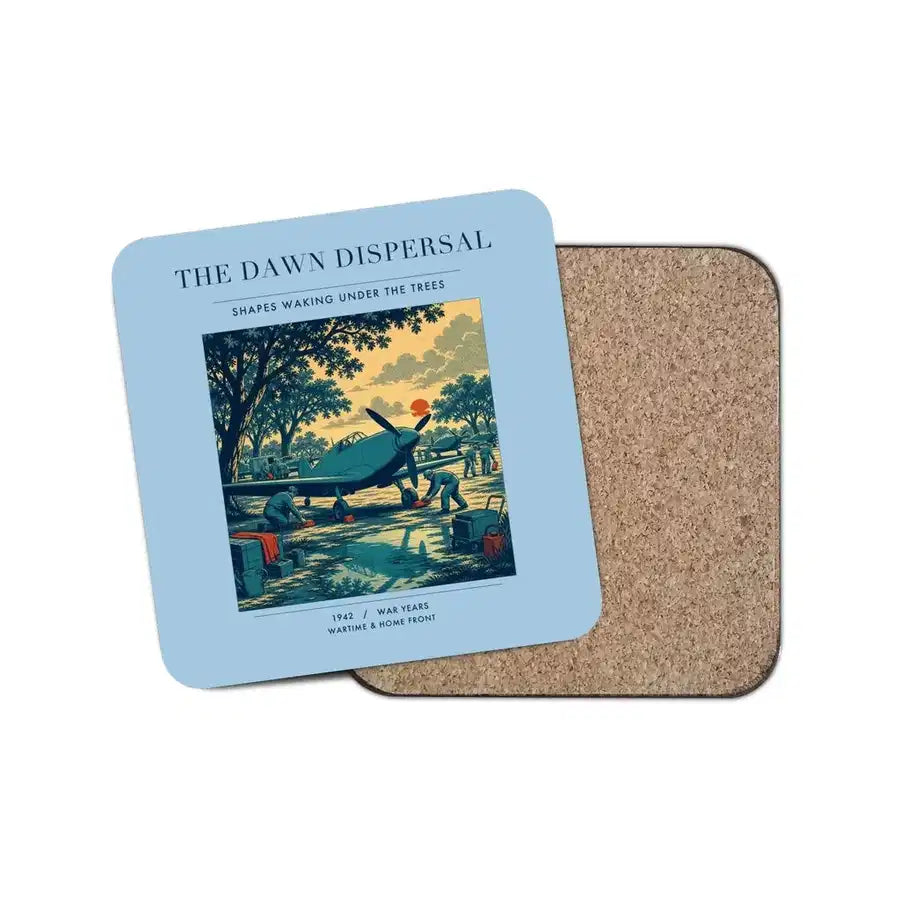 The Dawn Dispersal - Designed Coasters design on light blue 1-piece
