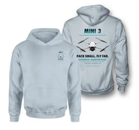 Thumbnail for DJI Mini 3 design on light blue hoodie
