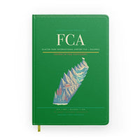 Thumbnail for Glacier Park International Airport (FCA) design on green notebook