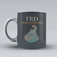 Thumbnail for Trondheim Airport, Vrnes TRD Mug - Gray