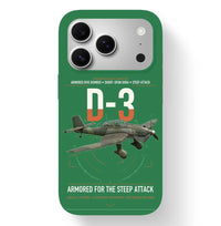 Thumbnail for Junkers Ju 87D-3 design on green magsafe iphone case, for iPhone 17 Pro