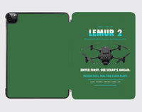 Thumbnail for BRINC LEMUR 2 design on green ipad tablet case