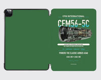 Thumbnail for CFM56-5C design on green ipad tablet case