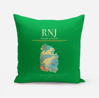 Thumbnail for Yoron Airport (RNJ) design on green pillow
