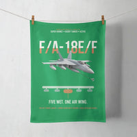 Thumbnail for F A-18E F Buddy Tanker design on green towel