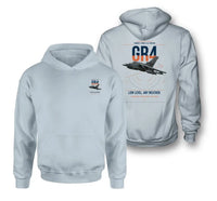 Thumbnail for Panavia Tornado GR4 design on light blue double-side hoodie, double-side print