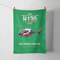 Thumbnail for Airbus H130 design on green towel