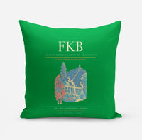 Thumbnail for Karlsruhe–Baden-Baden Airport (FKB) design on green pillow
