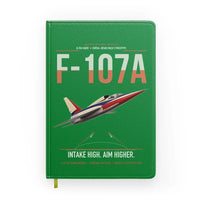 Thumbnail for F-107A Ultra Sabre design on green notebook