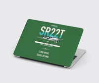Thumbnail for Cirrus SR22T design on green MacBook case