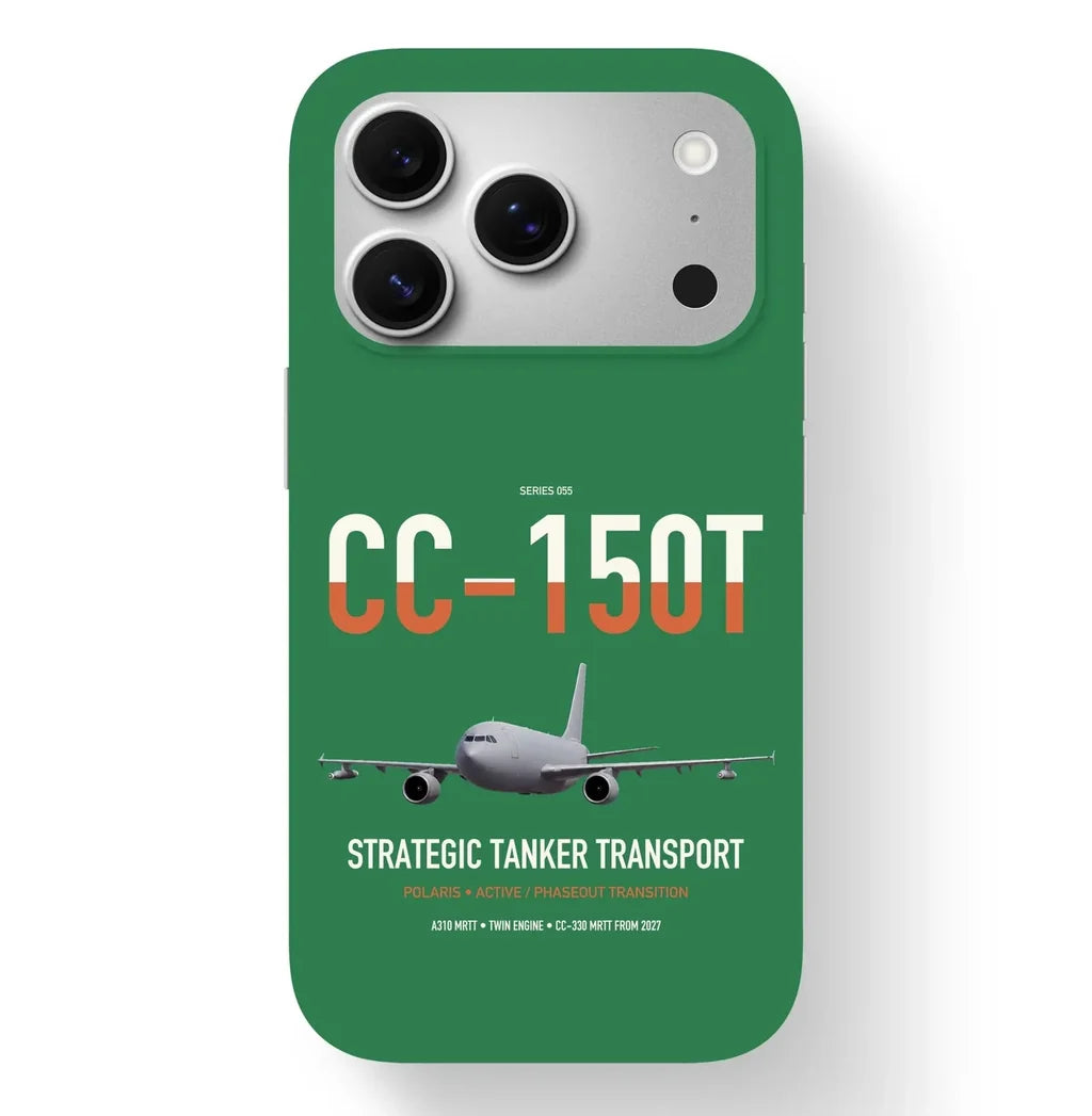 Airbus CC-150T Polaris design on green magsafe iphone case, for iPhone 17 Pro