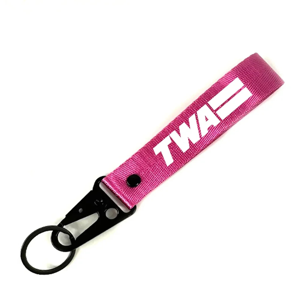 Trans World Airlines (TWA) Hawk-shaped key chain, Pink+NO NAME