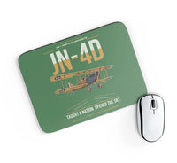 Thumbnail for Curtiss JN-4D Jenny design on green rectangle mouse pad