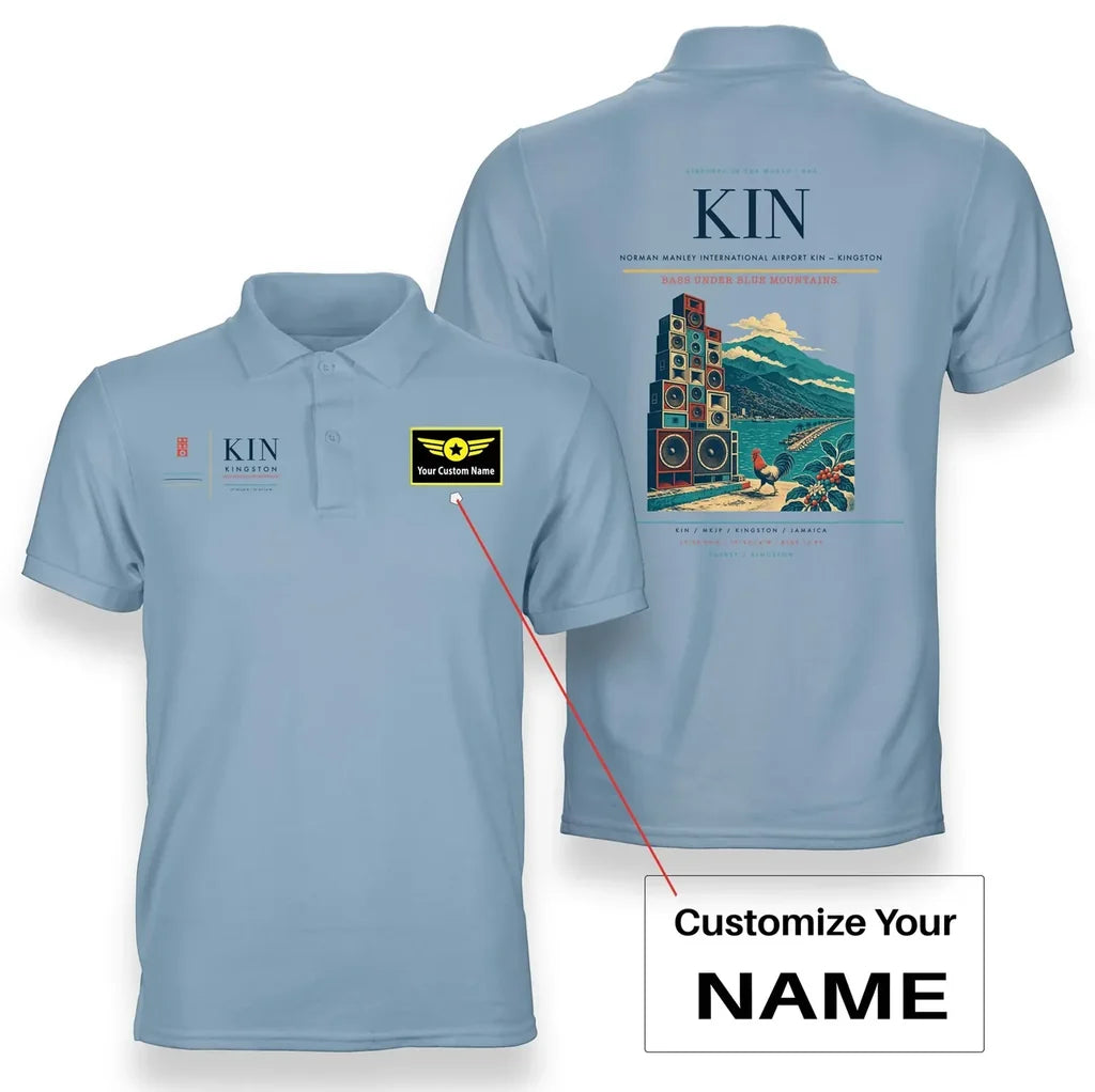Norman Manley International Airport KIN — Kingston Light Blue+Name