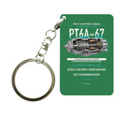 Thumbnail for PT6A-67 Key Chain design on green key chain