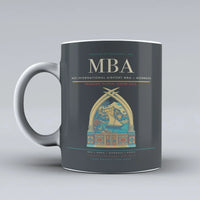 Thumbnail for International Airport MBA — Mombasa Mug design on gray moi