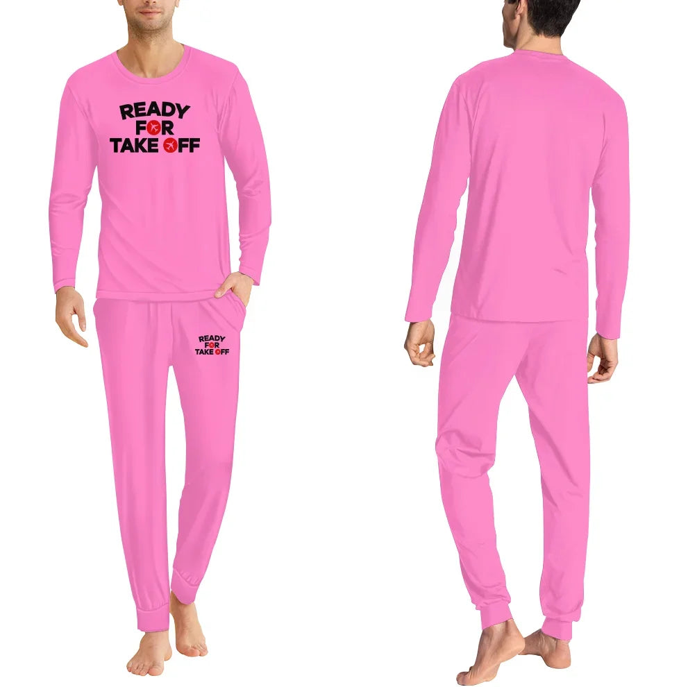 Ready For Takeoff men pajamas - Pink