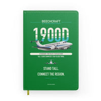 Thumbnail for Beechcraft 1900D design on green notebook