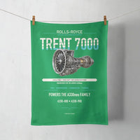 Thumbnail for TRENT 7000 design on green towel