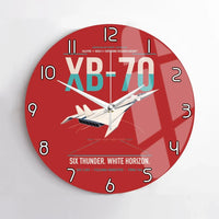 Thumbnail for XB-70A Valkyrie design on red no frame wall clock
