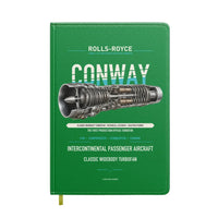 Thumbnail for CONWAY design on green notebook