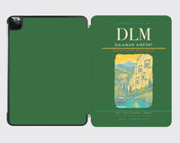 Thumbnail for Dalaman Airport (DLM) design on green ipad tablet case