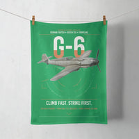 Thumbnail for Messerschmitt Bf 109G-6 design on green towel
