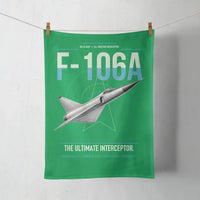 Thumbnail for F-106A Delta Dart design on green towel