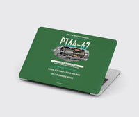 Thumbnail for PT6A-67 design on green MacBook case