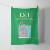 Thumbnail for Klamath Falls Airport (LMT) design on green towel