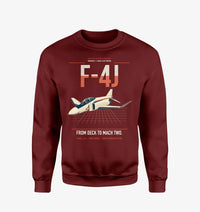 Thumbnail for F-4J Phantom II design on wine red sweatshirt