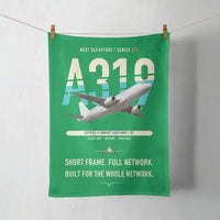 Thumbnail for Airbus A319ceo design on green towel