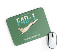 Thumbnail for F4D-1 Skyray design on green rectangle mouse pad