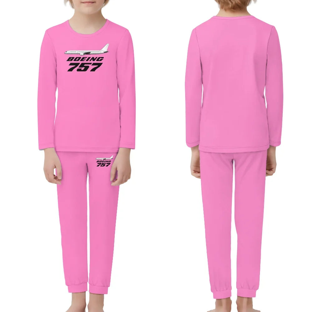 The Boeing 757 children pajamas - Pink