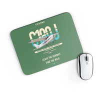 Thumbnail for Cessna 180J Skywagon design on green rectangle mouse pad