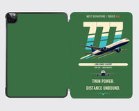 Thumbnail for Boeing 777-300ER design on green ipad tablet case