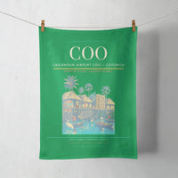 Thumbnail for Cadjehoun Airport (COO) design on green towel
