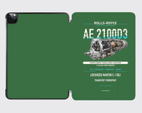 Thumbnail for AE 2100D3 design on green ipad tablet case