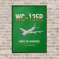 Thumbnail for WC-135R Constant Phoenix vertical canvas print - framed - green background
