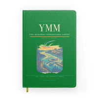 Thumbnail for Fort McMurray International Airport (YMM) design on green notebook